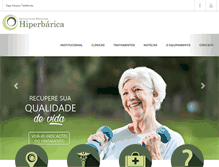 Tablet Screenshot of hiperbarica.med.br